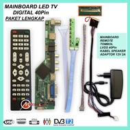 Universal LED TV Board DIGITAL DVB T2 40pin LVDS / Mainboard TV LED  Universal Digital DVB T2 Panel 