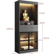 （in stock）Buddha Shrine Clothes Closet Altar Household Buddha Cabinet Altar Buddha Shrine God of Wealth Statue Cabinet Shrine Economical Worship Table Altar