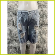 ∬ ➸ — ┴ COD RRJ Men's shorts denim tattered short for mens