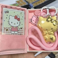 Hellokitty999 pendant Keychain Cute Cartoon Gold Piece Pure Gold Mobile Phone Chain Bag pendant hell