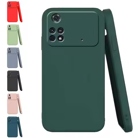 For Cover Xiaomi Poco M4 Pro 4G Case For Poco M4 Pro Capas Bumper Original Shockproof Soft Case For 
