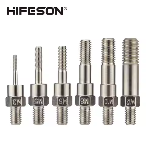 BT606 BT605 BT607 Rivet Gun Accessoies Rivet Head Part Replacement Pull Rod Screws For M3 M4 M5 M6 M