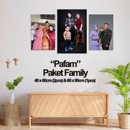 Canvas Photo Printing Package 3 | 2 Photos 40x60 cm + 1 Photo 60x90 cm | Custom Canvas Print