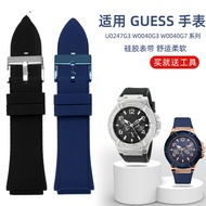 22mm Special Strap Soft Waterproof Silicone Watch Strap for Giles Guess Watch U0247g3 W0040g3 W0040g