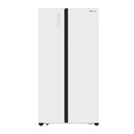 HISENSEตู้เย็นไซด์ บาย ไซด์ 19 คิว (สี Glass White) รุ่น RS670N4AW1