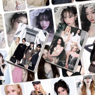 Aespa镭射小卡55张盒装高清写真集* LOMO卡明信片新款刘知珉金旼炡Girl group aespa Giselle postcard sticker gift box, high-value 