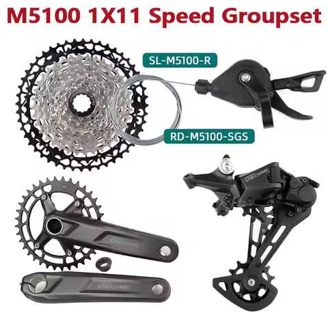M5100 11Speed Groupset SL-M5100-SGS Shifter Rear Derailleur FC-M5100 170M 175MM Crank 11V 40-52T Lig
