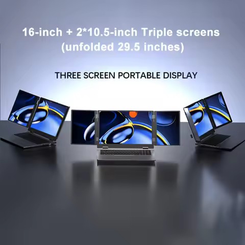 16+10.5+10.5 inch Triple Screen Gaming Laptop Intel Core i7 12700H i7 1260P Computer fingerprint/fac