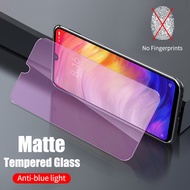 Anti UV Purple Blue Light Matte Frosted Tempered Glass For Xiaomi Mi 10T 9T Pro Redmi Note 10 10s 9 9s 8 7 9T 9A 9C 8A 7A Pro Poco M3 X3 GT NFC F3 F2 Pro Screen Protector