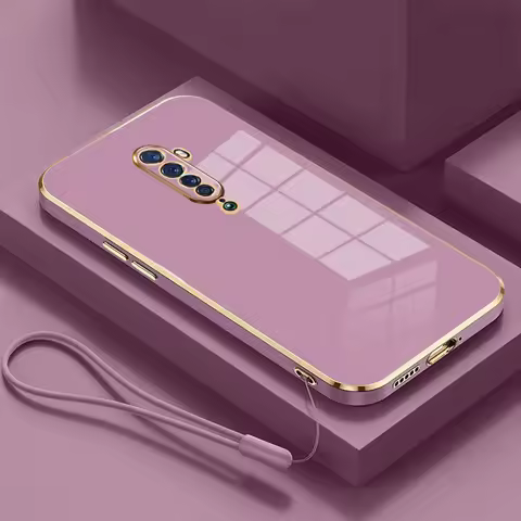 For OPPO Reno2 F Case oppo Reno2z Phone Case Oppo Reno 2 Case CPH1989 CPH1907 Cover Luxury Square Pl