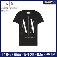 AX Armani Exchange เสื้อยืดผู้หญิง รุ่น AX 8NYTCX YJG3Z1200 - สีดำ