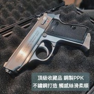 【天下武裝】頂級收藏品 鋼製 PPK 玩具槍 Co2 手槍 4.5mm 不鏽鋼 刻字版