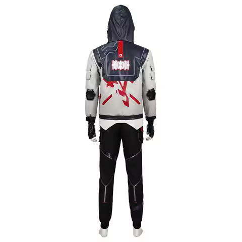 Game Valorant ISO Cosplay Costume Hooded Sweatshirt Pants Top Uniform Accessories Halloween Carnival