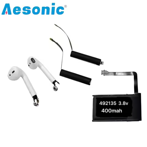 Battery Kit for Airpods 1st 2nd A1604 A1602 A1523 A1722 A2032 A2031 Air Pods Earphone 1 2 Wireless H