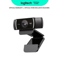 Logitech C922 Pro Stream Webcam HD 1080p/30fps or HD 720p/60fps Hyperfast Streaming Stereo Audio HD 