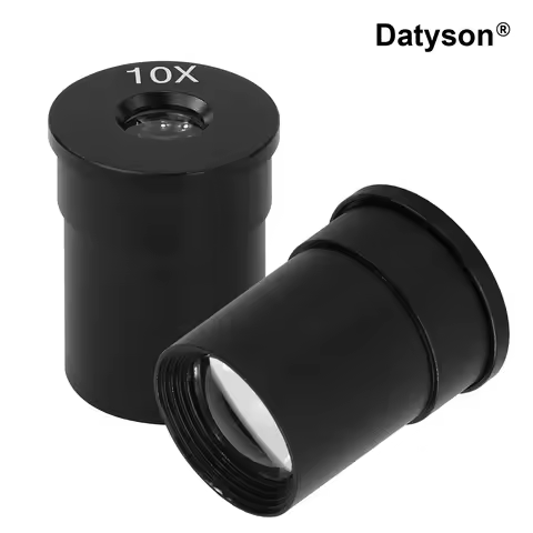 Datyson 10X Huygens Eyepiece 23.2mm Microscope Eyepiece Optical Lens for Biological Microscope Acces