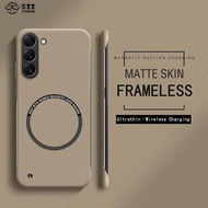 Ultra Thin Frameless Magnetic Hard PC Phone Case For Samsung A55 A35 A15 A05S A73 A53 A23 A52 A32 A2