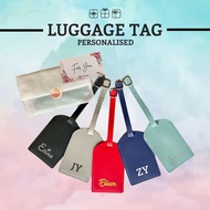 Personalised Luggage Name Tag PU Leather - Gift/ Present/ Farewell/ Teacher's Day/ Christmas/ Children's Day/ Birthday