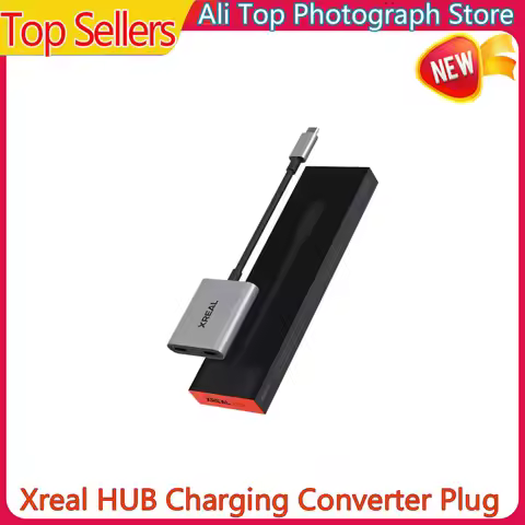 XREAL Hub 120hz 2IN1 USB-C PD Fast Charging Adapter Portable Video Adapter For XREAL AIR 2 AIR2 Glas
