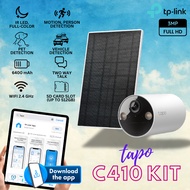 [Trusted Brand] TP-LINK  Solar-Powered WiFi CCTV Tapo C410 KIT|2K HD | Outdoor Security Camera | Wir