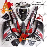 Yamaha LC 135 Cover Set Bodyset Black Candy Red Maroon Exciter R 78 Black Malibu LC135 V1 V2 V3 V4 V
