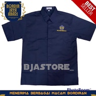 KEMEJA Indonesian Ministry of Finance Shirt Navy K1