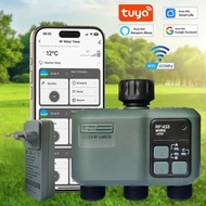 Tuya RF433 WIFI Automatic Water Timer Garden Digital Irrigation Machine Intelligent Sprinkler Used O