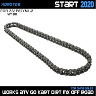 Motorcycle Engine Motor Starter Chain 25H 66 Links For 62mm Bore ZongShen ZS 190cc Z190 W190 1P62YML