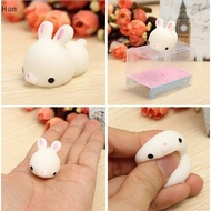 Han Mochi Cute Bunny Rabbit Squishy Squeeze Healing Stress Reliever Toy Gift Decor  SG