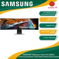 SAMSUNG Odyssey OLED G9 G95SC LS49CG954SEXXS - 49"/OLED/0.03ms/Dual QHD 5120x1440/240Hz/HDMI,DP