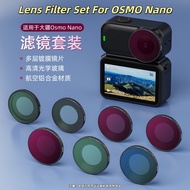 Suitable for DJI OSMO NANO Filter Set, Camera ND ND Filter UV Protective Lens CPL Polarizer Accessor