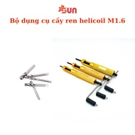 M1.6 thread implant kit | Helicoil M1.6 implant thread installation kit | Specialized tapping drilli