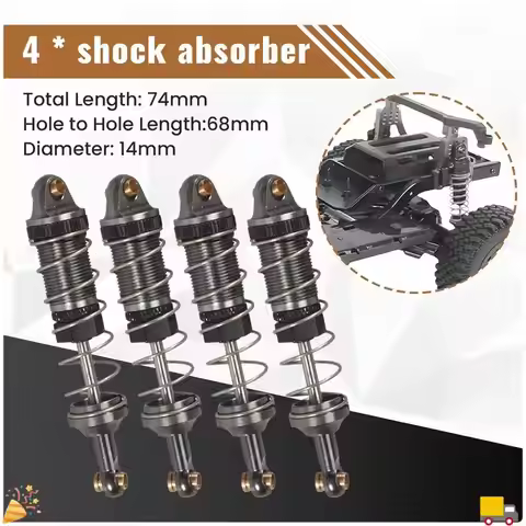 For MN86 MN86S MN86K MN86KS MN G500 Adjustable Oil All Metal Shock Absorbers Damper 1/12 RC Car Upgr