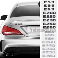 3D Car Rear Trunk Letters Stickers Decal Auto Accessories for Mercedes Benz E53 E55 E63 E200 E220 E230 E250 E260 E Class