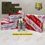SPARK PLUG | DOUBLE IRIDIUM SPARK PLUG - INNOVA REBORN FORTUNER/ HILUX PETROL/ - 90919-01247 FK20HR1