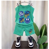Hot Sale TOP1🔥Boys Summer Suit 2026 New Style Children Sleeveless Vest Sports Ruffian Handsome Fried