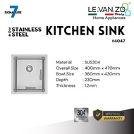 LEVANZO Kitchen Sink Signature 7 Series #4047