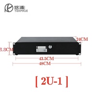 Yopu 2U Network Cabinet Drawer Audio Video Engineering Room Rack Microphone Aviation Case ABS Box Dr