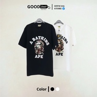 B.ap.e Camo Logo Printed T-Shirt 100% Cotton 4c High Quality European Form