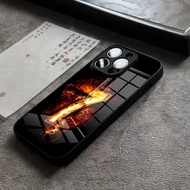 BK-3 Luxury Phone Case for iPhone 15 Pro Max 14 Pro 12 11 13 Mini X XR XS 8 7 Plus SE Tempered Glass