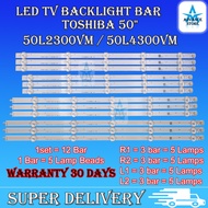 50 INCH 50L2300VM 50L4300VM Toshiba 50'' LED Backlight  Lampu TV 50L2300  50L4300