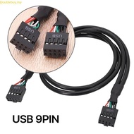 Doublebuy Speedy USB 9Pin to 9Pin Female Connect Shielded Cable  Transmission