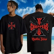 Men's T-Shirt West Coast Chopper Lare Cotton 2026 Harajuku Style Fashion Streetwear Clothing