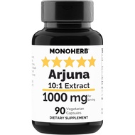 MONOHERB Arjuna Extract 1000 mg - 90 Vegetarian Capsules