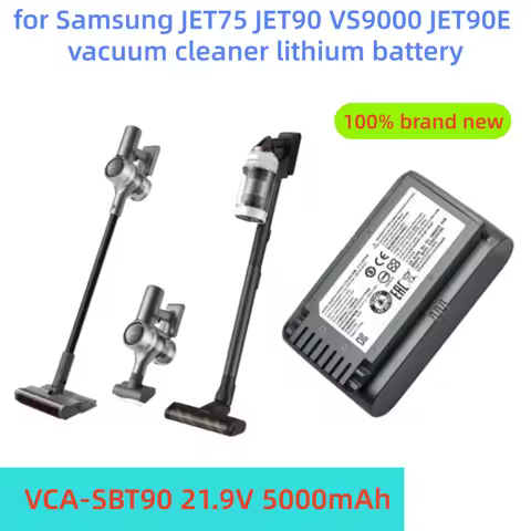 Battery Samsung VCA-SBT90 21.9V 5000mAh Suitable for Samsung VCA-SBT90 Cordless Handheld Vacuum Clea