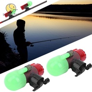 LONNGUVO Fishing Light Alarm, Sensitive Luminous Indicator Fishing Pole Alarm, Durable LED Signal Fi
