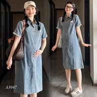 Demin A3047 Cowl Gown Dress