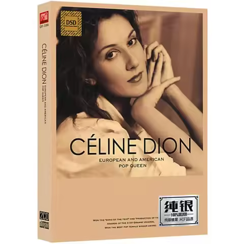 Classic Celine Dion Music CD Greatest Hits Album I'm Alive 2pcs Music Record Cosplay Walkman Car Sou