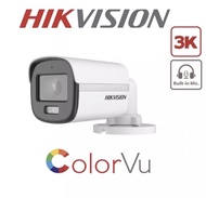 HIKVISION 3K ColorVu Audio Fixed Mini Bullet Camera DS-2CE10KF0T-FS )3.6MM