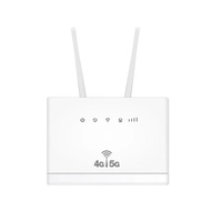 1Set RJ45 LAN WAN External Antenna Wireless Hotspot with Sim Card Slot 4G SIM Card Router White